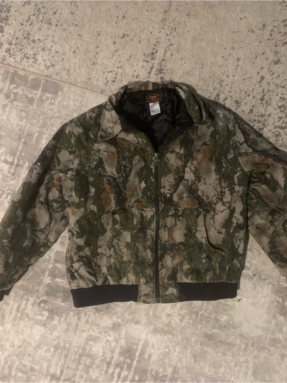 Men's Camouflage Bomber Jacket - vintage Camo
